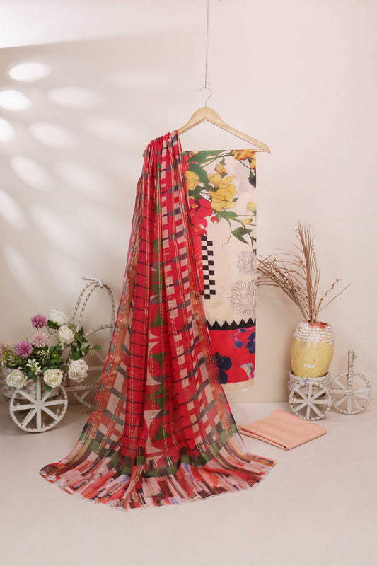 3Piece - Printed Lawn Suit POP ART  GJPA2402A22