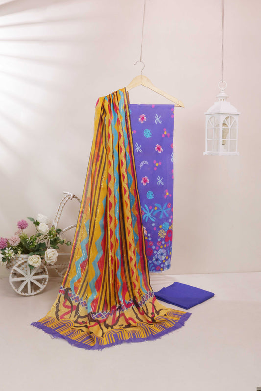 3Piece - Printed Lawn Suit POP ART  GJPA2402A35