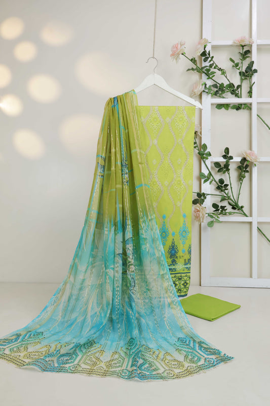 3Piece - Printed Lawn Suit POP ART  GJPA2401A13