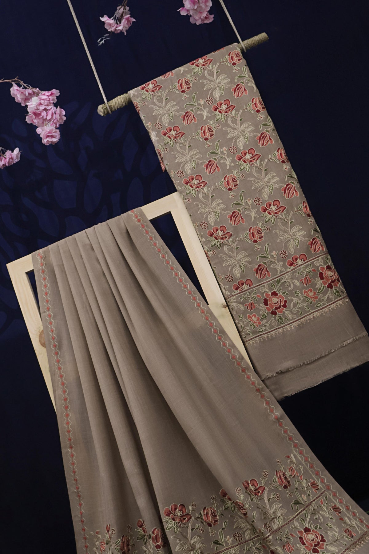 3Piece -Kashmiri Pashmina Suit WE3P07