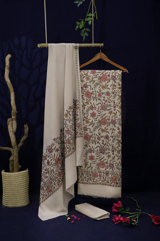 3Piece -Kashmiri Pashmina Suit WE3P28