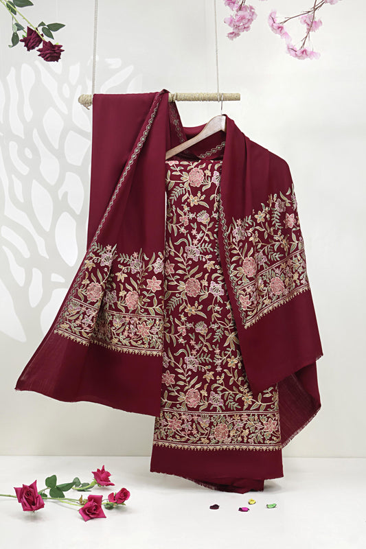 3Piece -Kashmiri Pashmina Suit WE3P22
