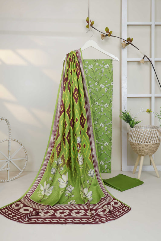 3Piece - Printed Doriya Lawn Suit H25SLST94