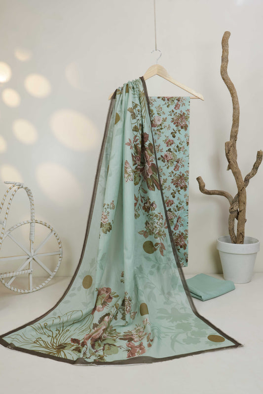 3PC-Lawn Printed Suit 3PLBS91