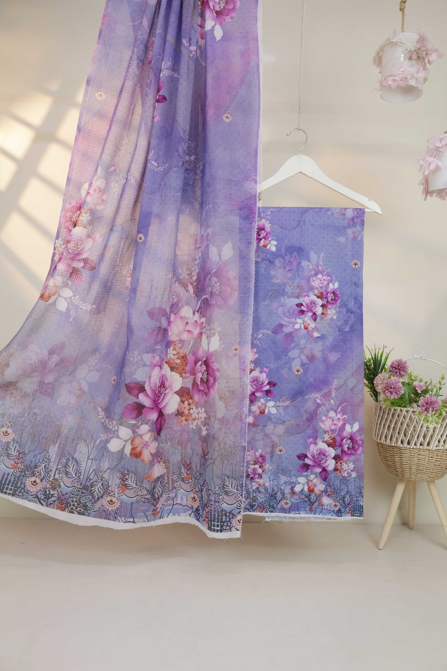 3Piece - Printed Doriya Lawn Suit 3PSL64