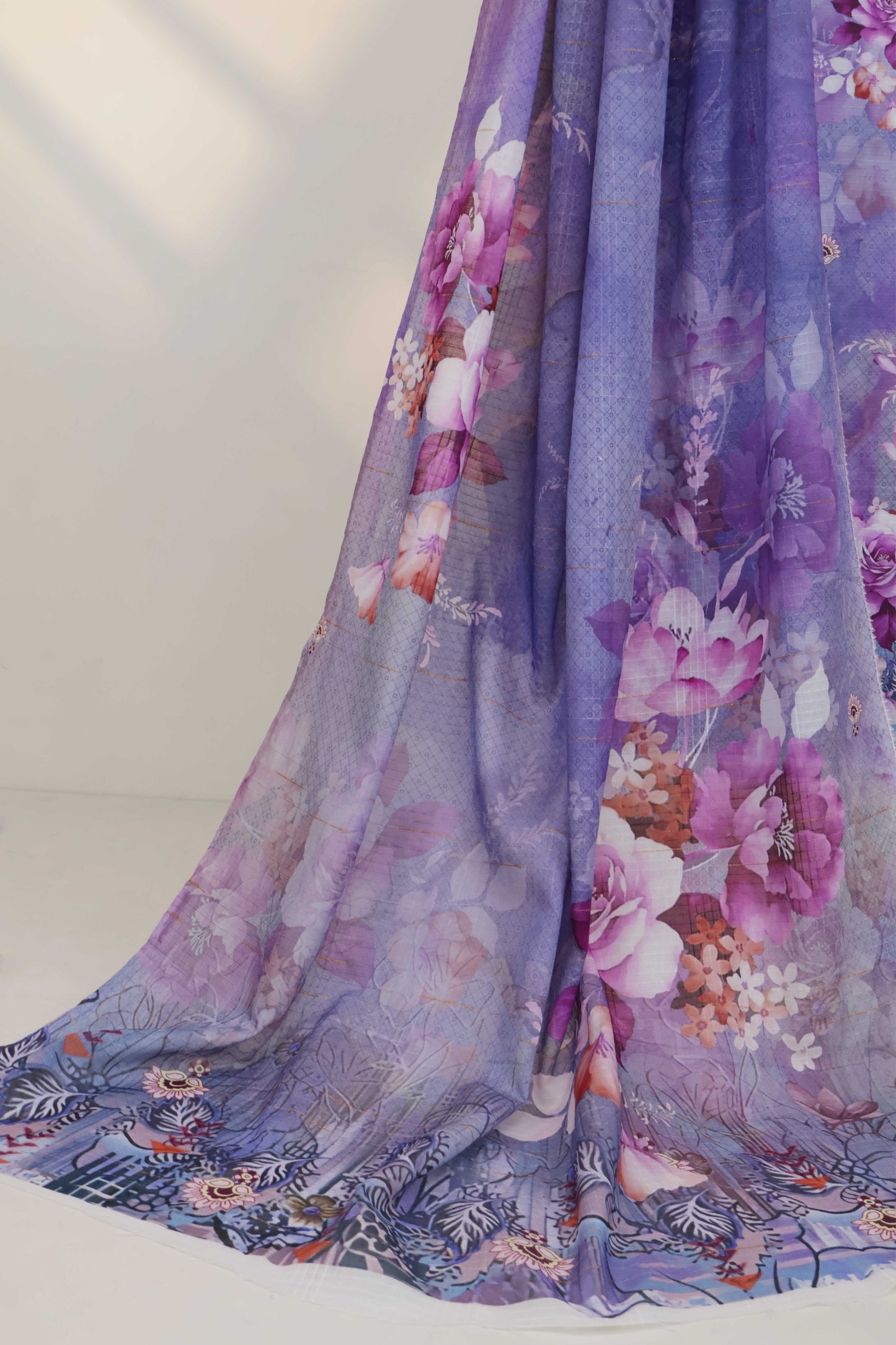 3Piece - Printed Doriya Lawn Suit 3PSL64