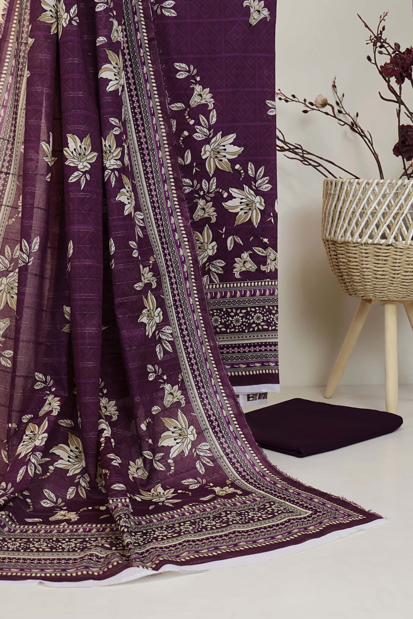 3pc-Lawn Printed Suit PLST06