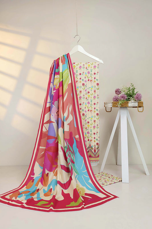 3pc-Lawn Printed Suit MS222