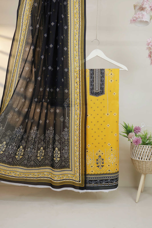 3pc-Lawn Printed Suit L3PP405