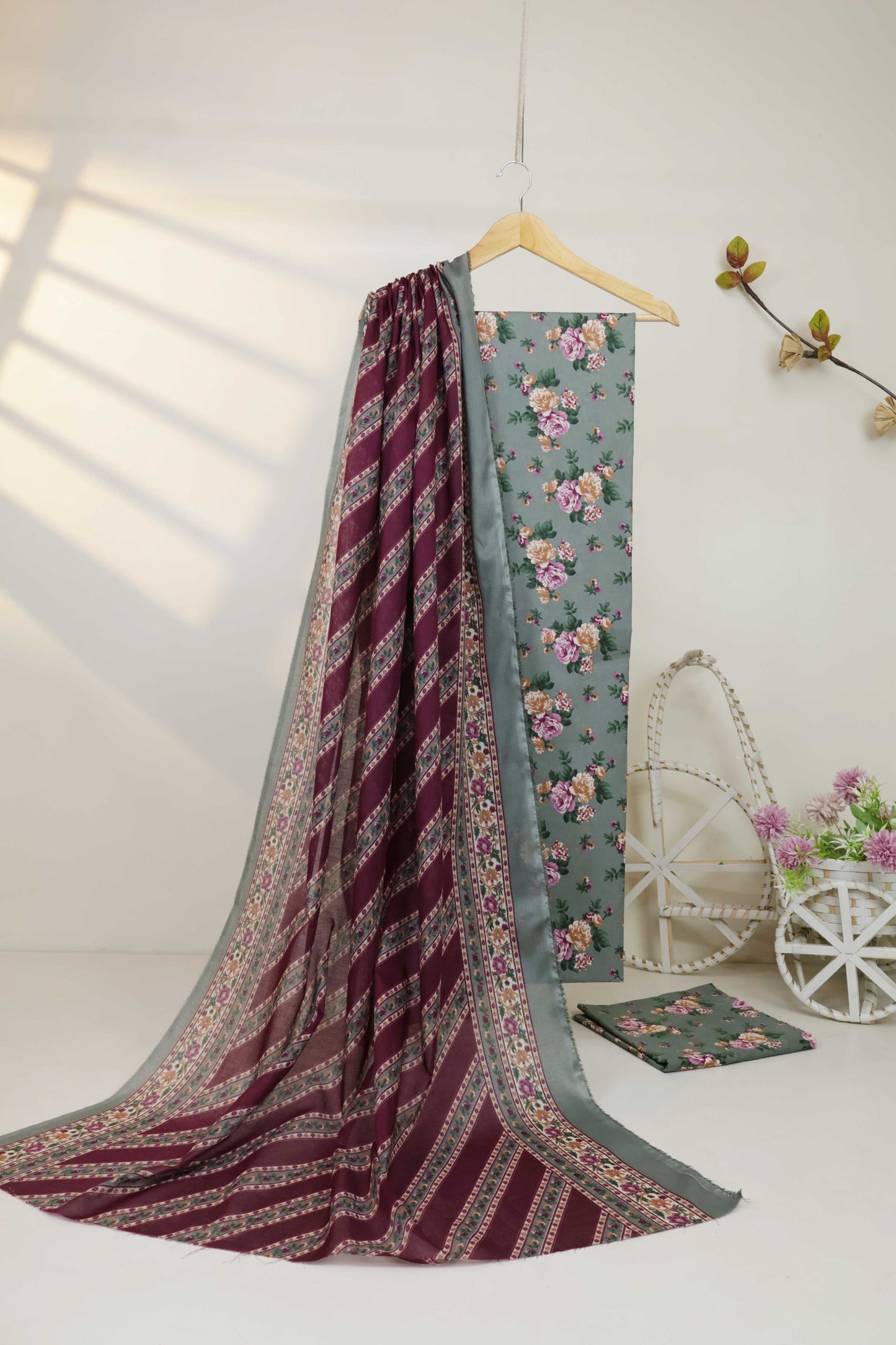 3PC-Lawn Printed Suit 3PLBS58