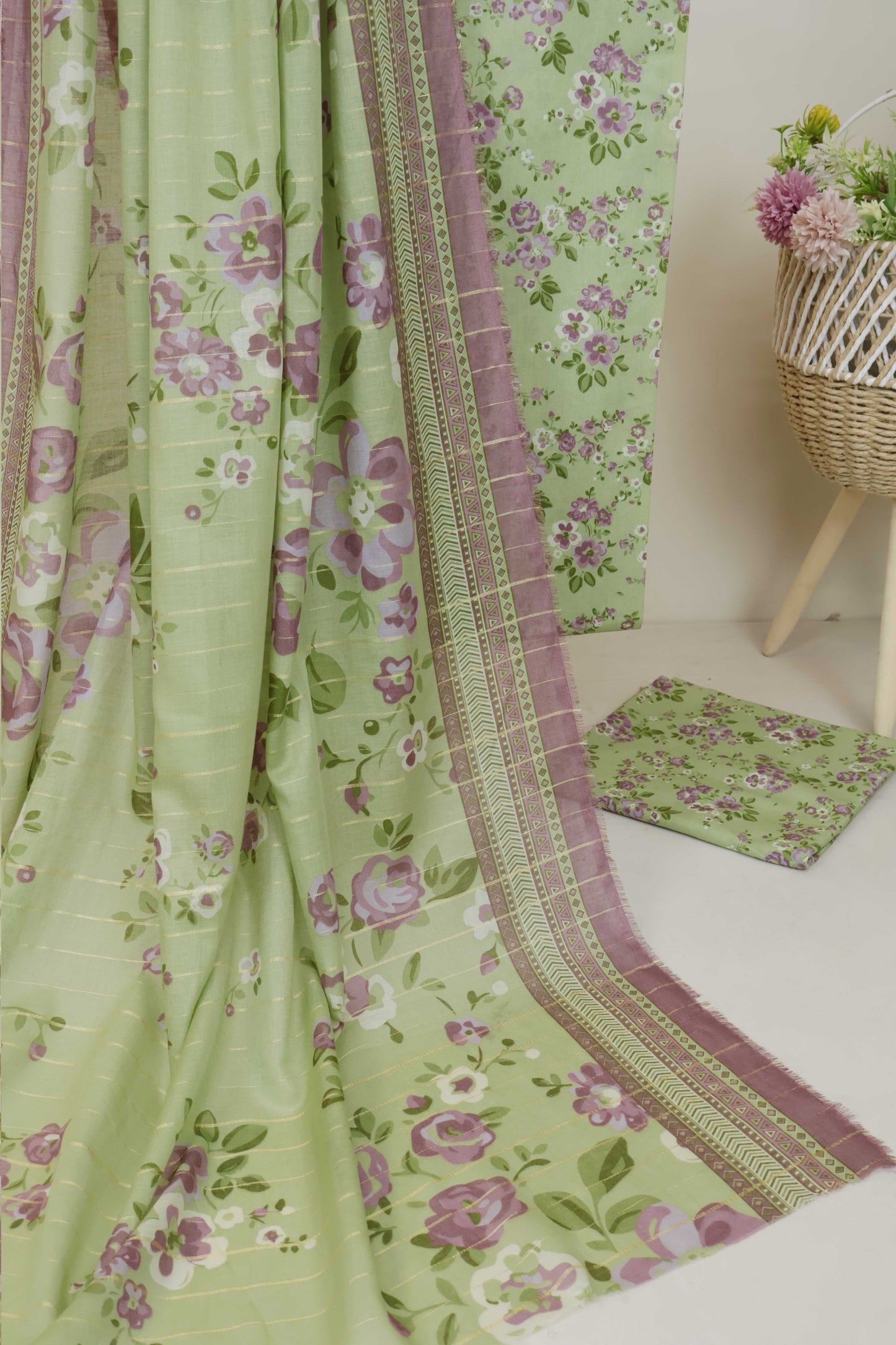 3PC-Lawn Printed Suit 3PLBS52