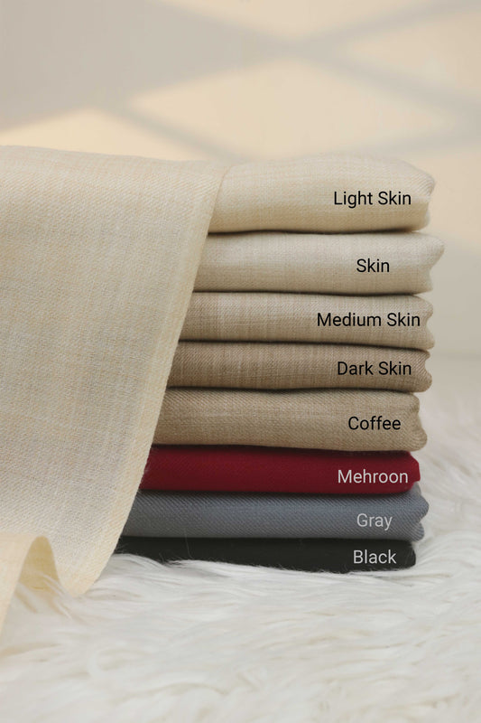 Plain Acralic Pashmina Shawl