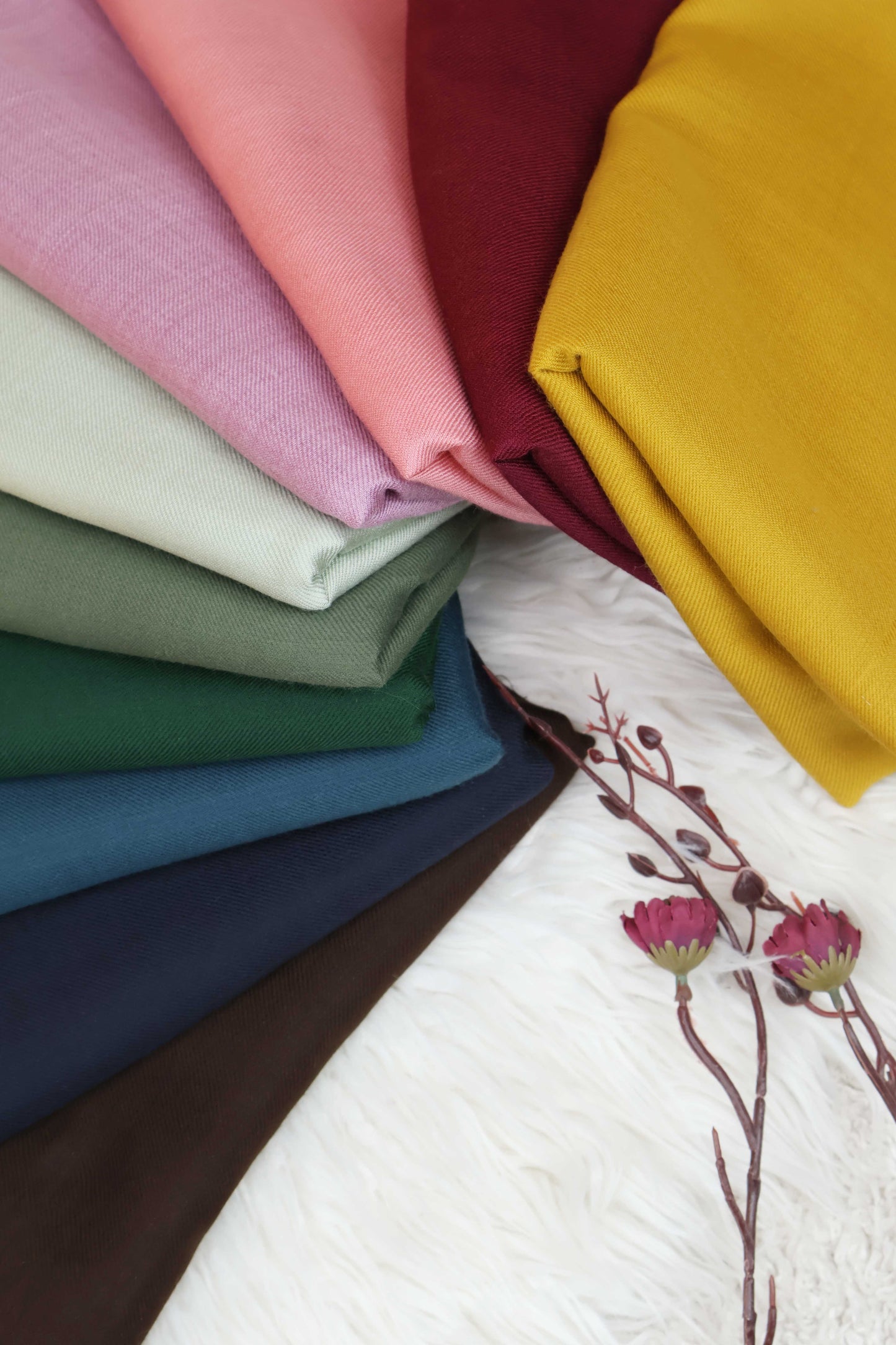 Plain Acralic Pashmina Shawl