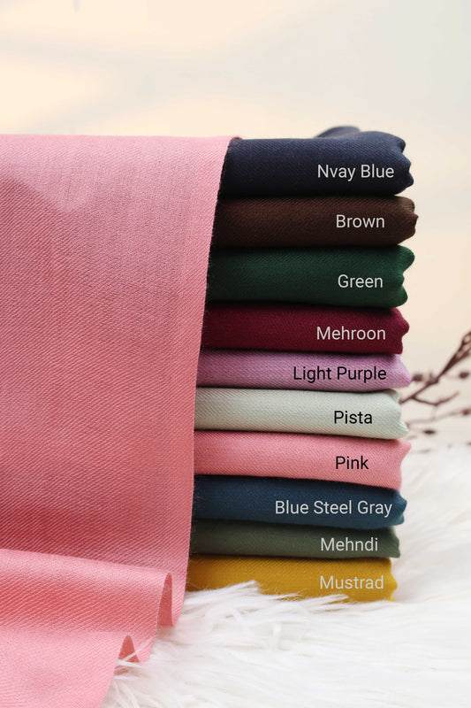 Plain Acralic Pashmina Shawl