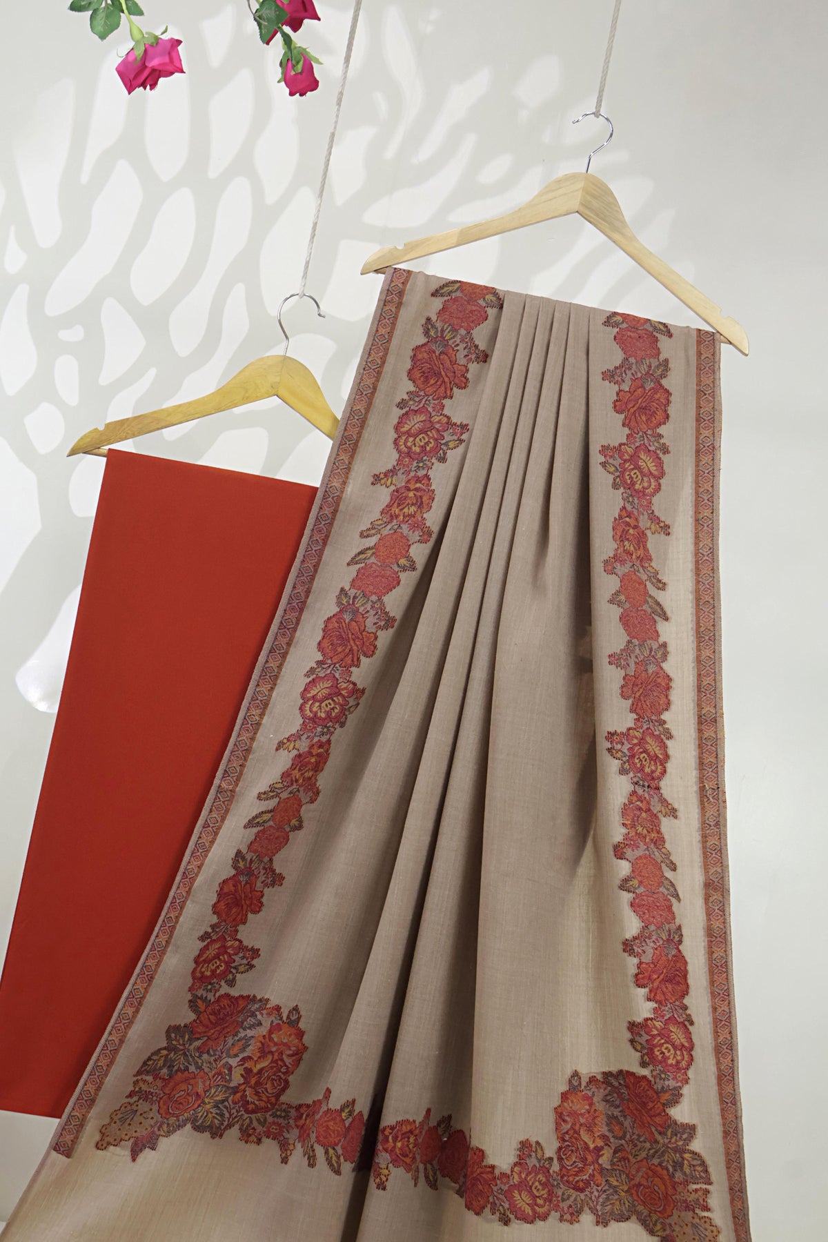 3Piece -Karandi with Pashmina Shawl KP26LORG01