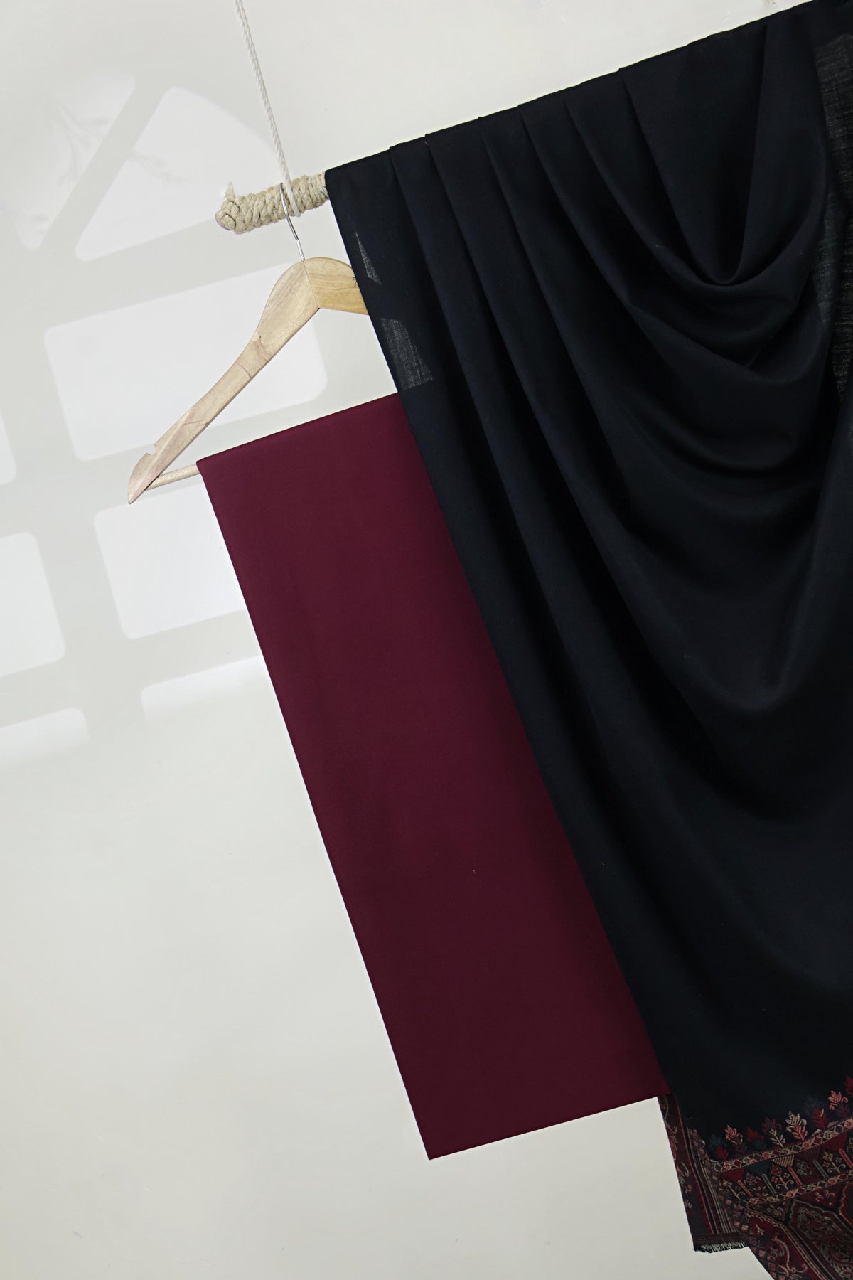 3Piece -Karandi with Pashmina Shawl KP26DMR32