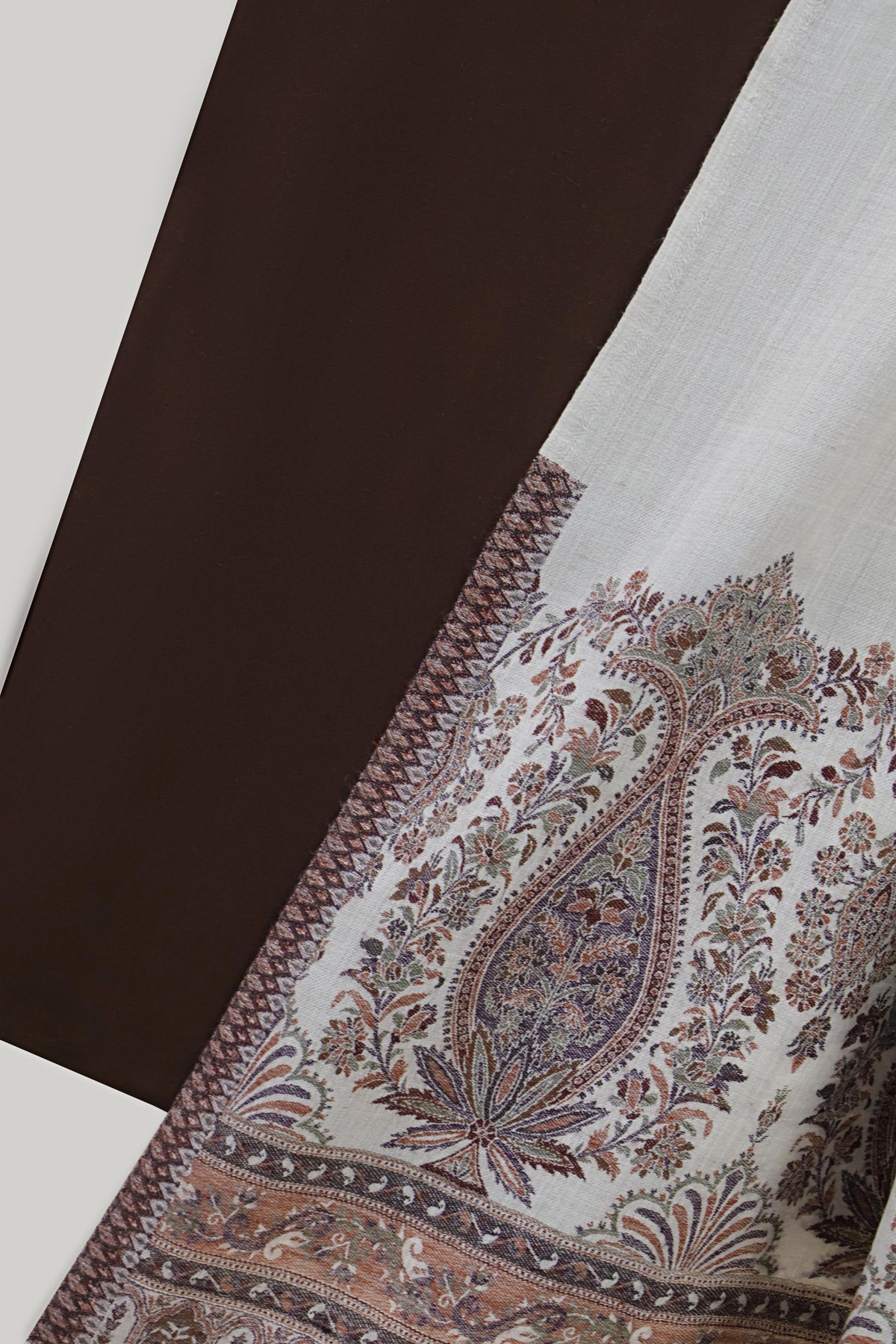 3Piece -Karandi with Pashmina Shawl KP26CBR01
