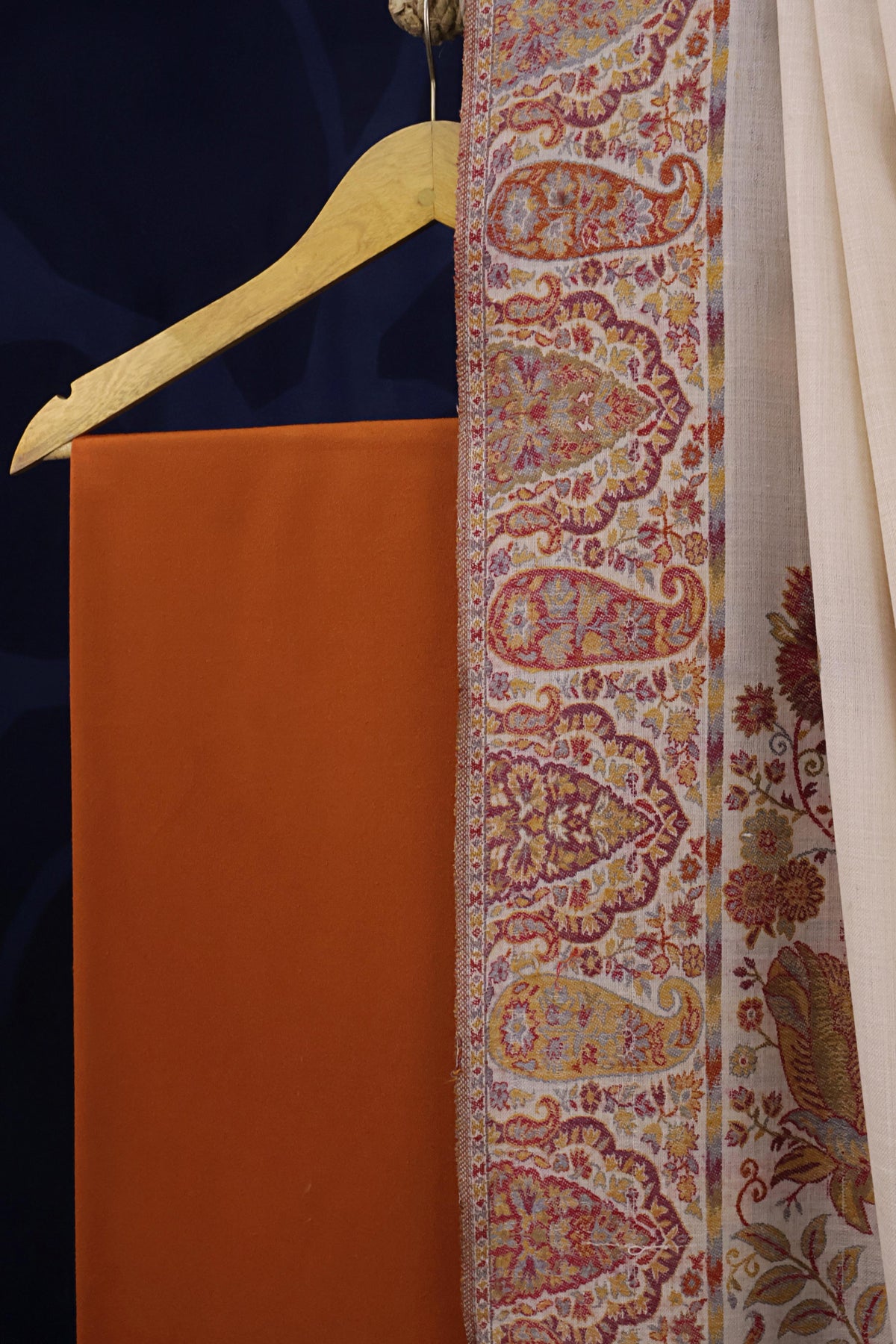 3Piece -Karandi with Pashmina Shawl KP26LORG02