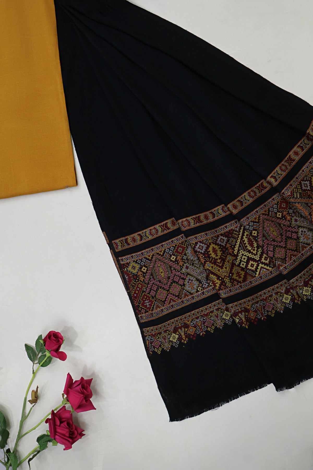 3Piece -Marina with Pashmina Shawl  KP26MSD02