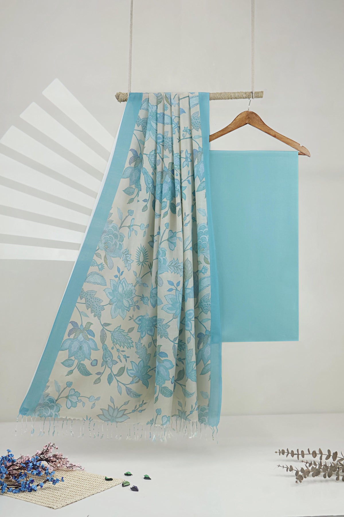3Piece -Karandi with Rashmina Shawl KP26SEA01