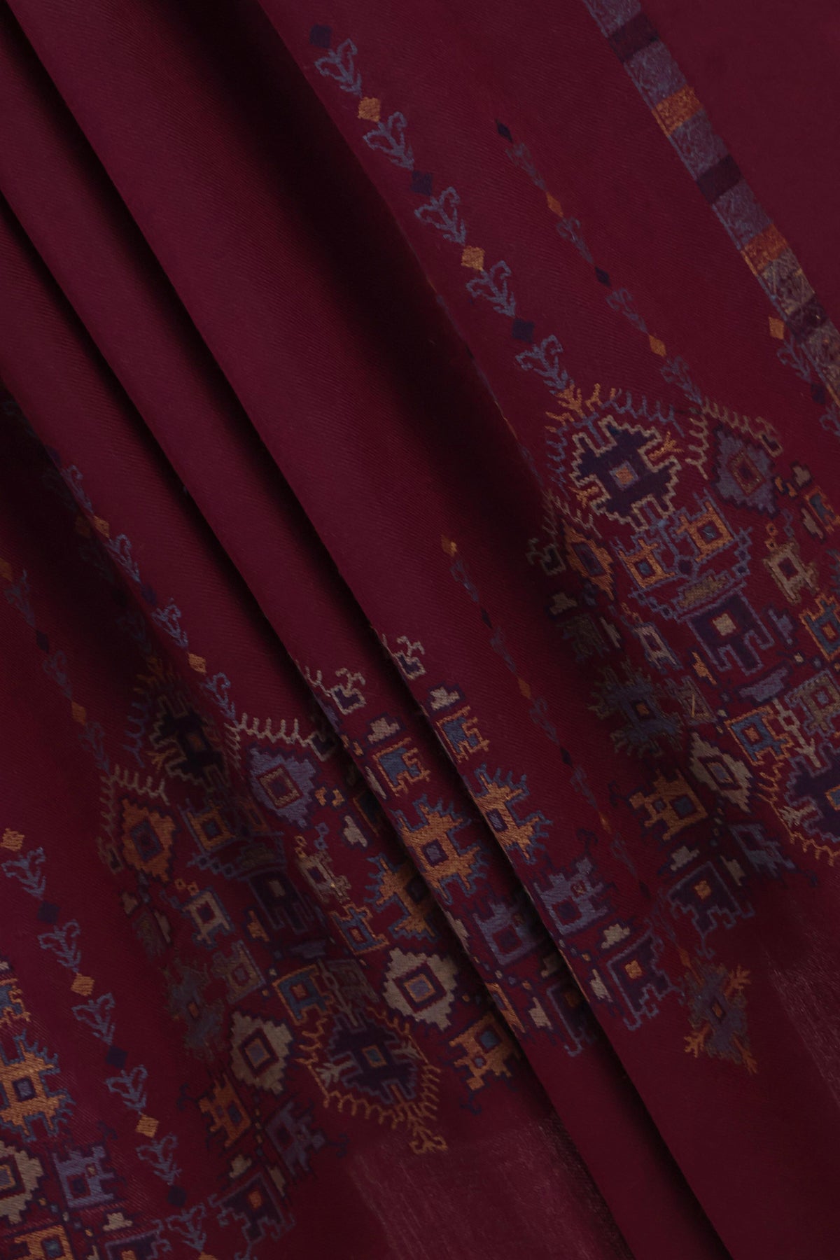 3Piece -Karandi with Pashmina Shawl KP26MR21