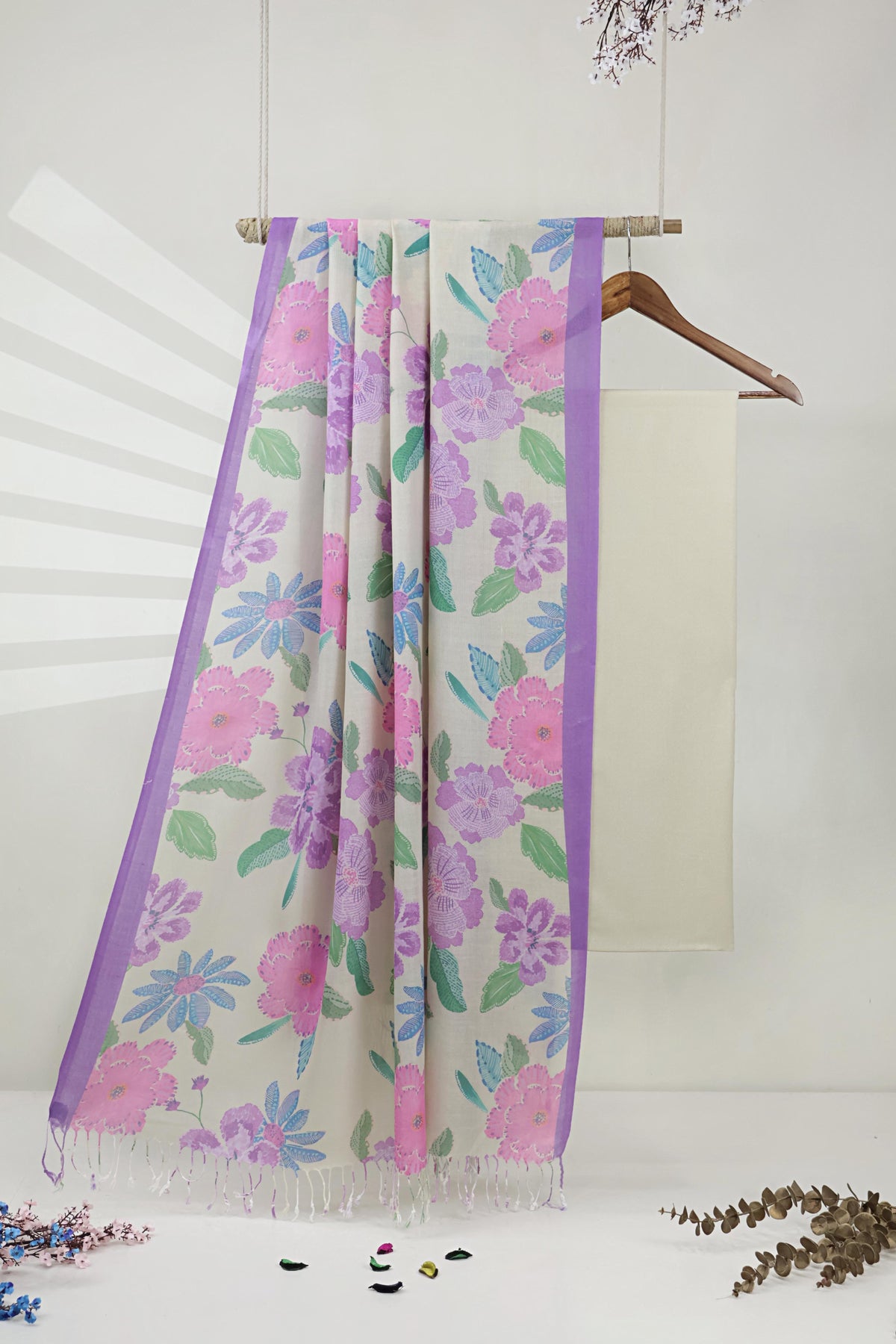 3Piece -Karandi with Rashmina Shawl KP26Sk02