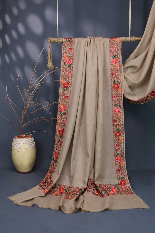 Embroidered Pashmina Skin Shawl Sh210