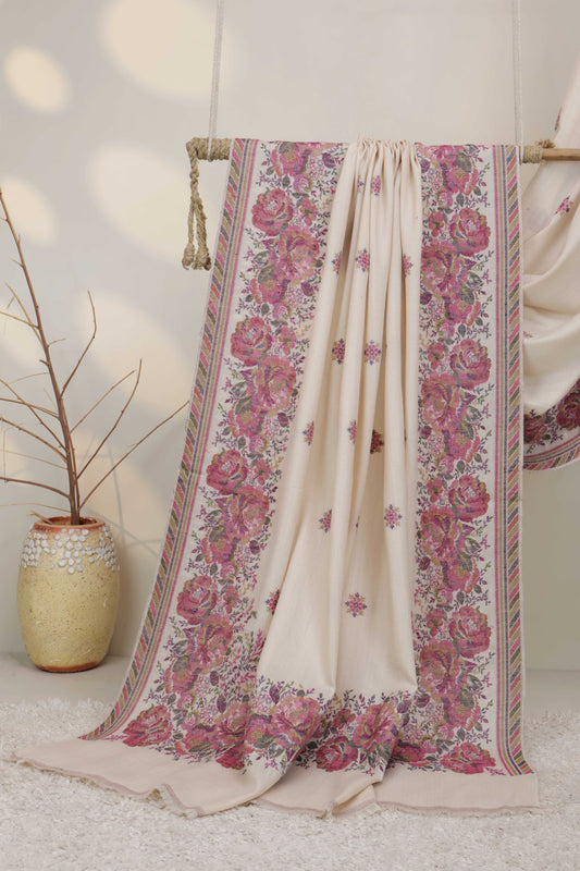 Kani Border Pashmina Shawl 3496C