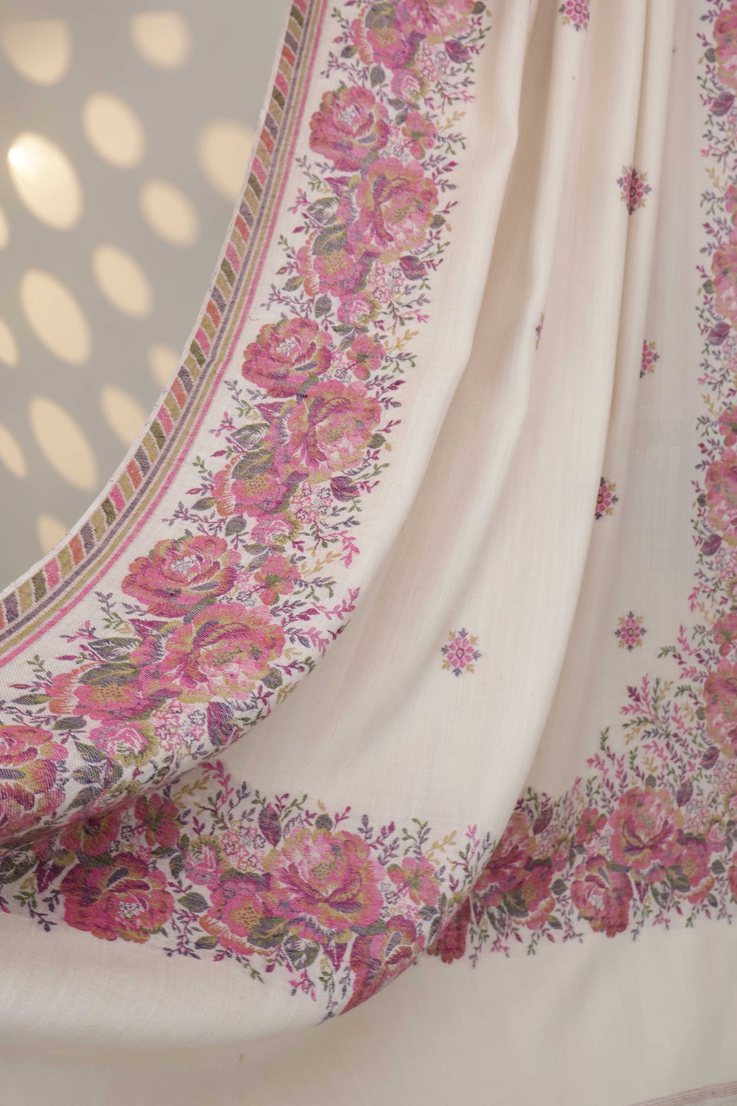 Kani Border Pashmina Shawl 3496C