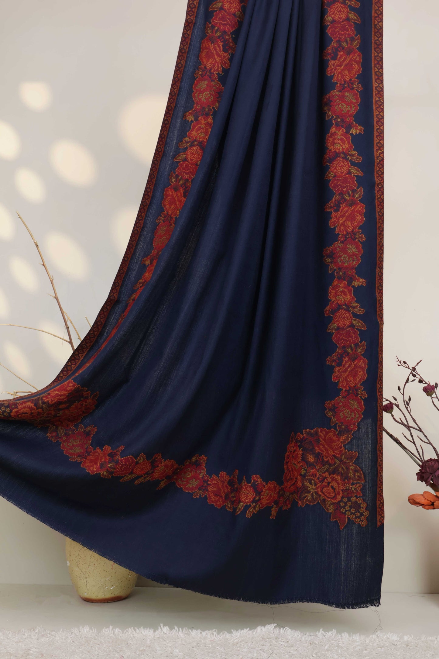 Kani Border Pashmina Shawl  PDWSH11