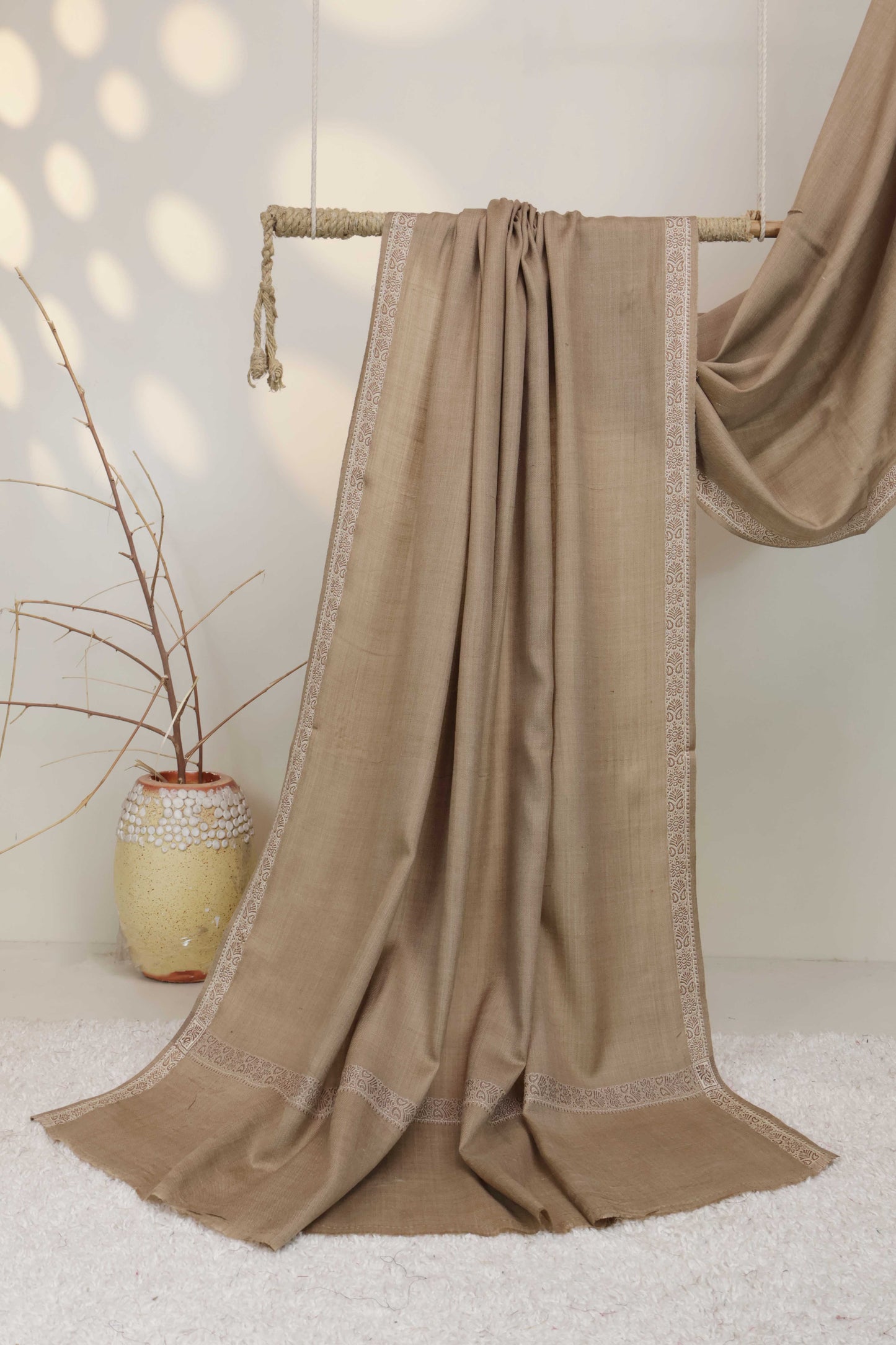 Kani Border Pashmina Shawl  SB28