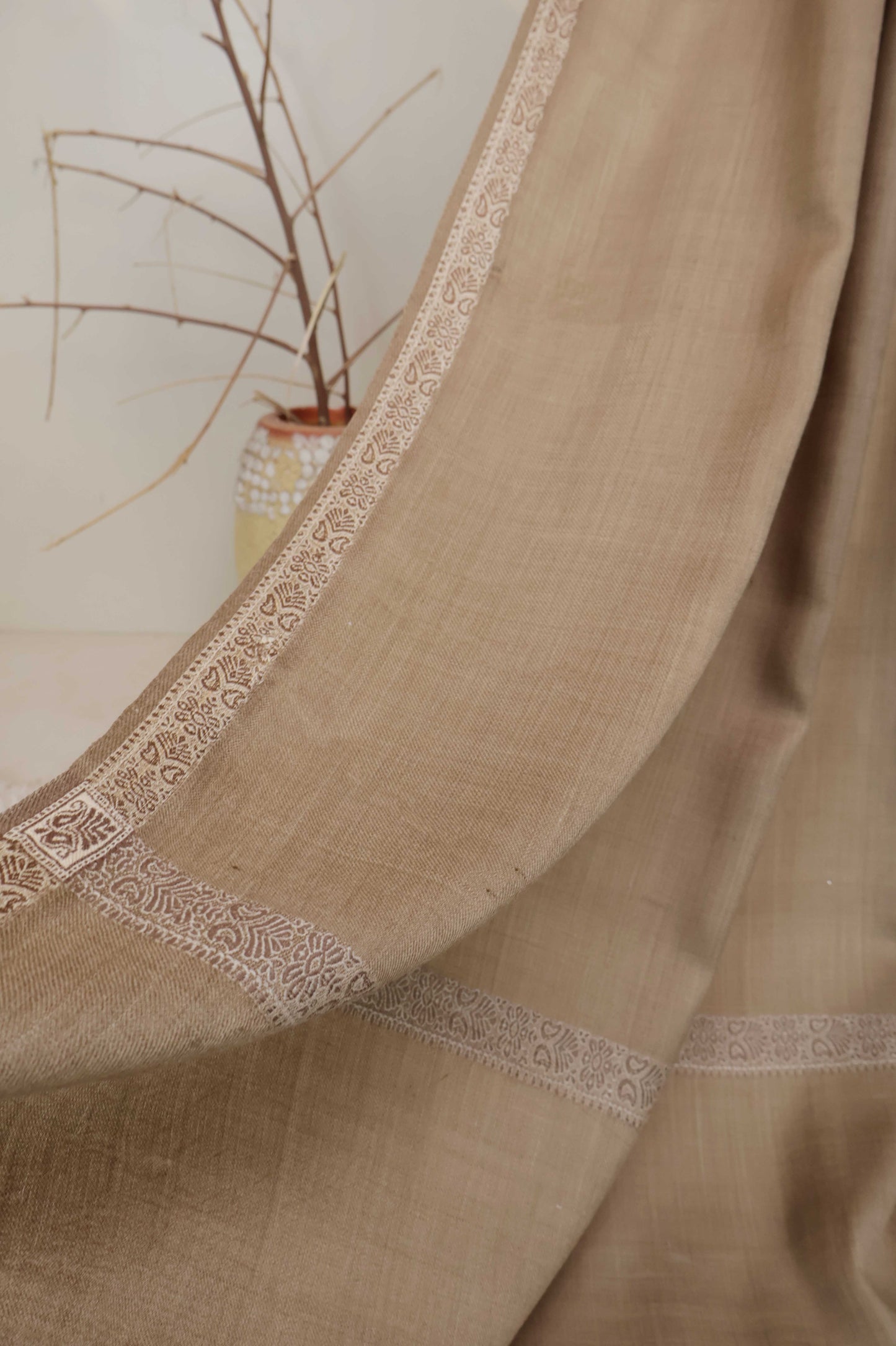 Kani Border Pashmina Shawl  SB28