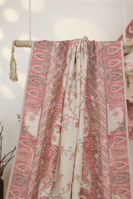 Kani Border Pashmina Shawl  3641D
