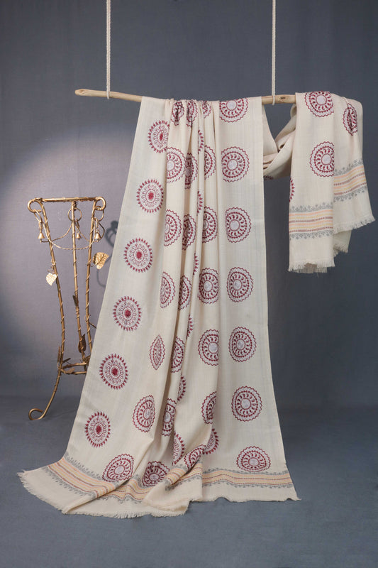 Kani Embroidery Shawl 3533A