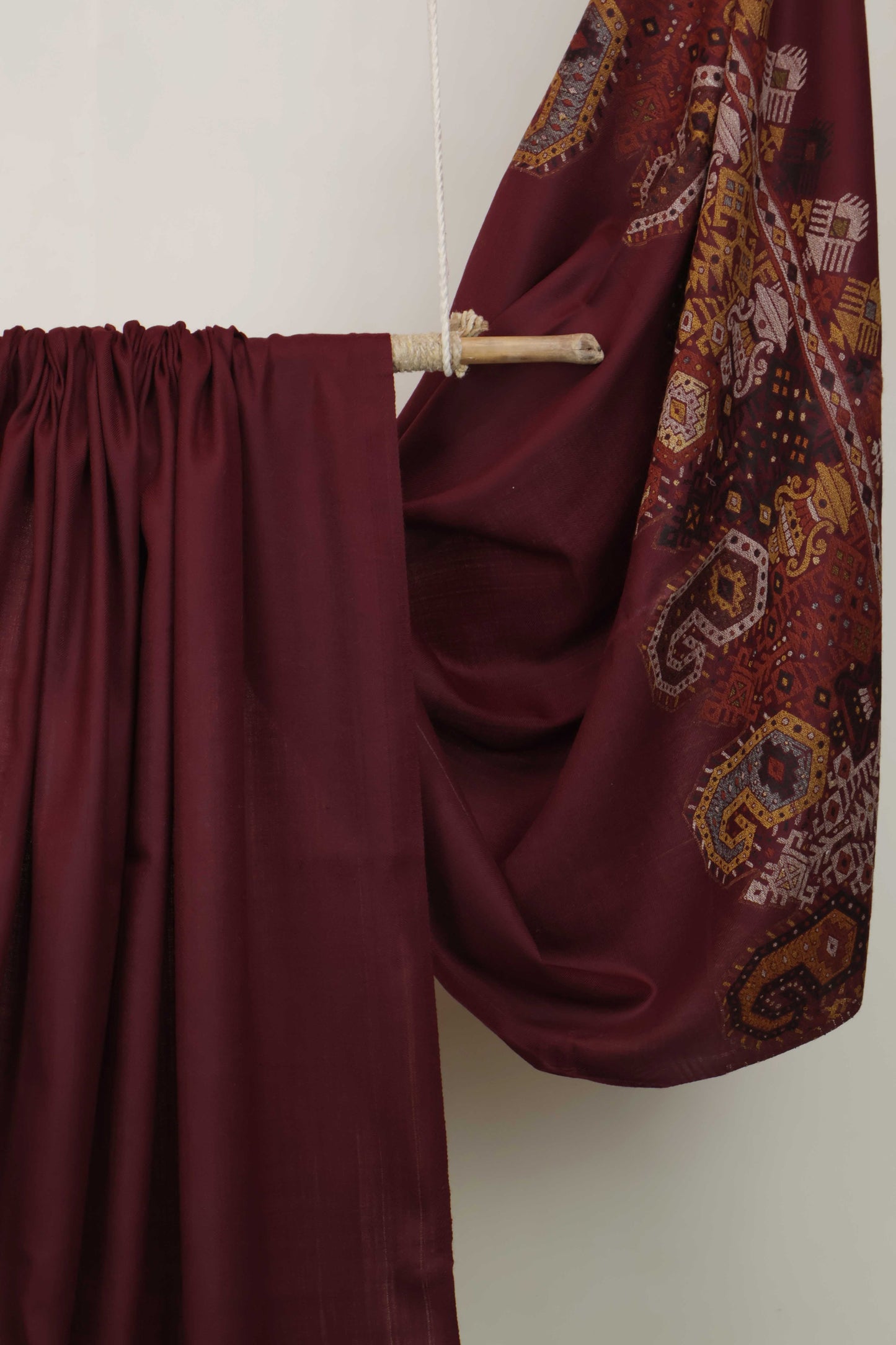 Kani Palo Shawl 3490 Mehroon