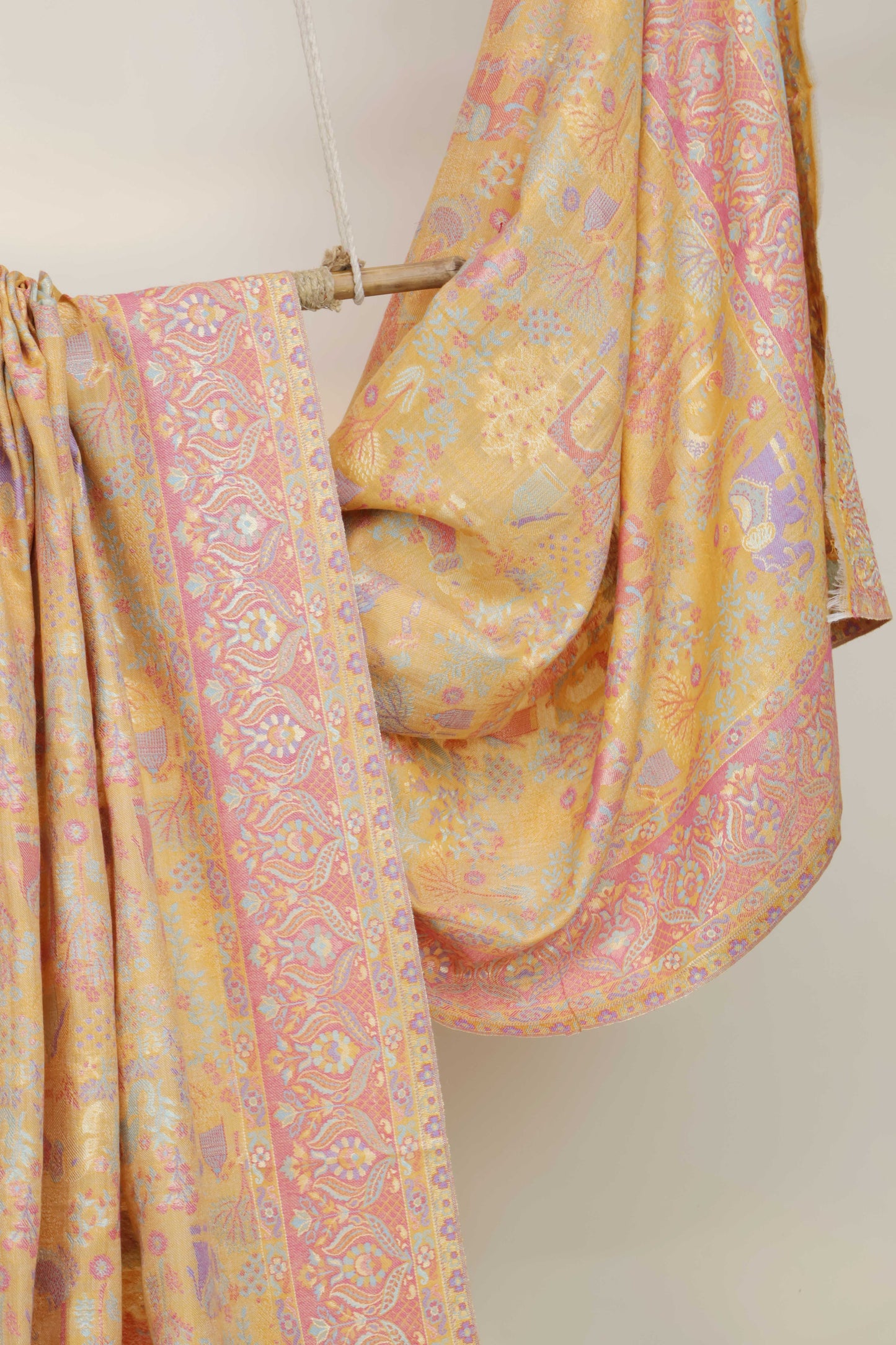 Pure Pashmina indian kani Shawl PDWSH40