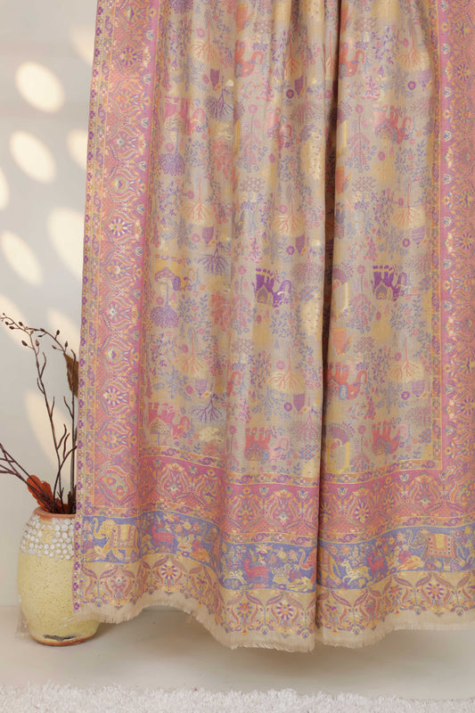 Pure Pashmina indian kani Shawl PDWSH38