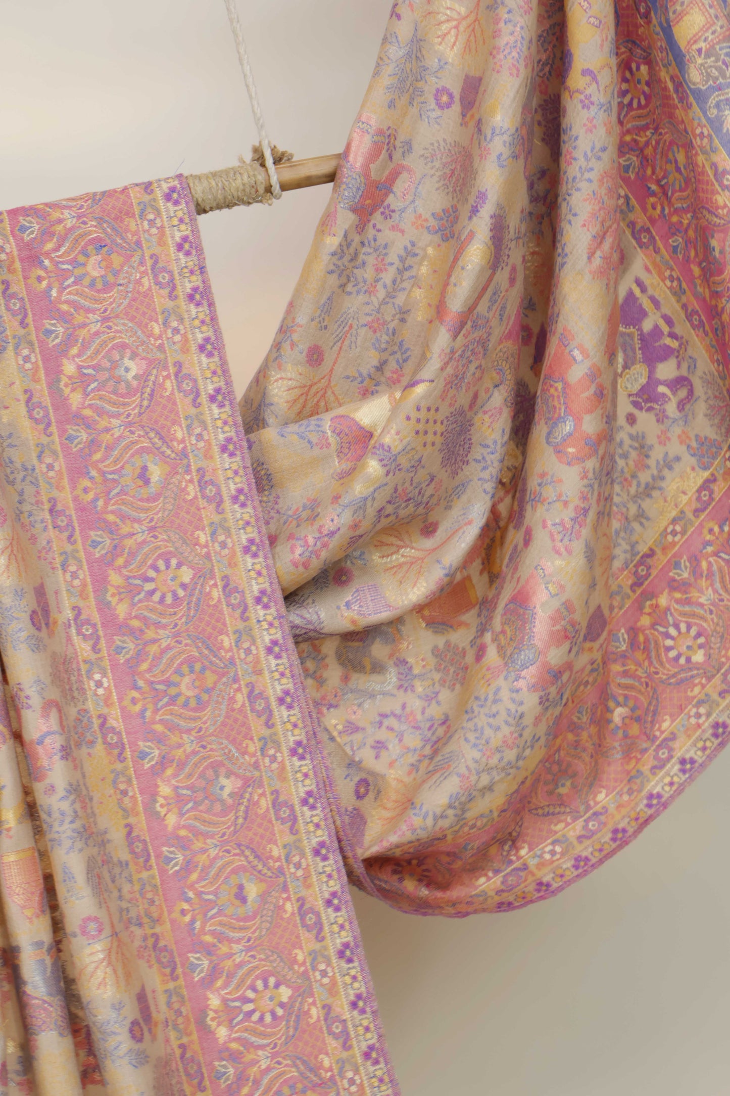 Pure Pashmina indian kani Shawl PDWSH38