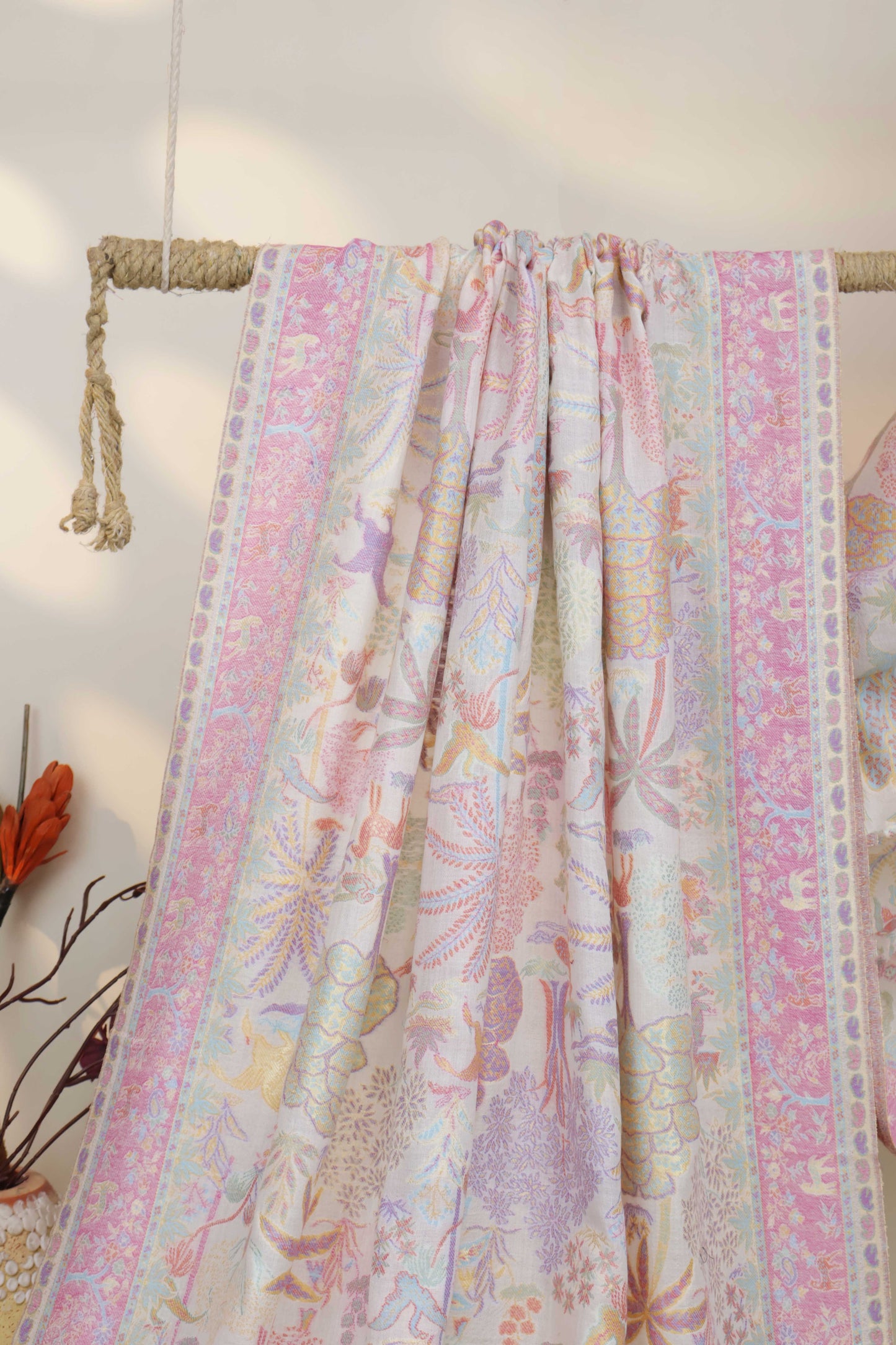 Pure Pashmina indian kani Shawl PDWSH39