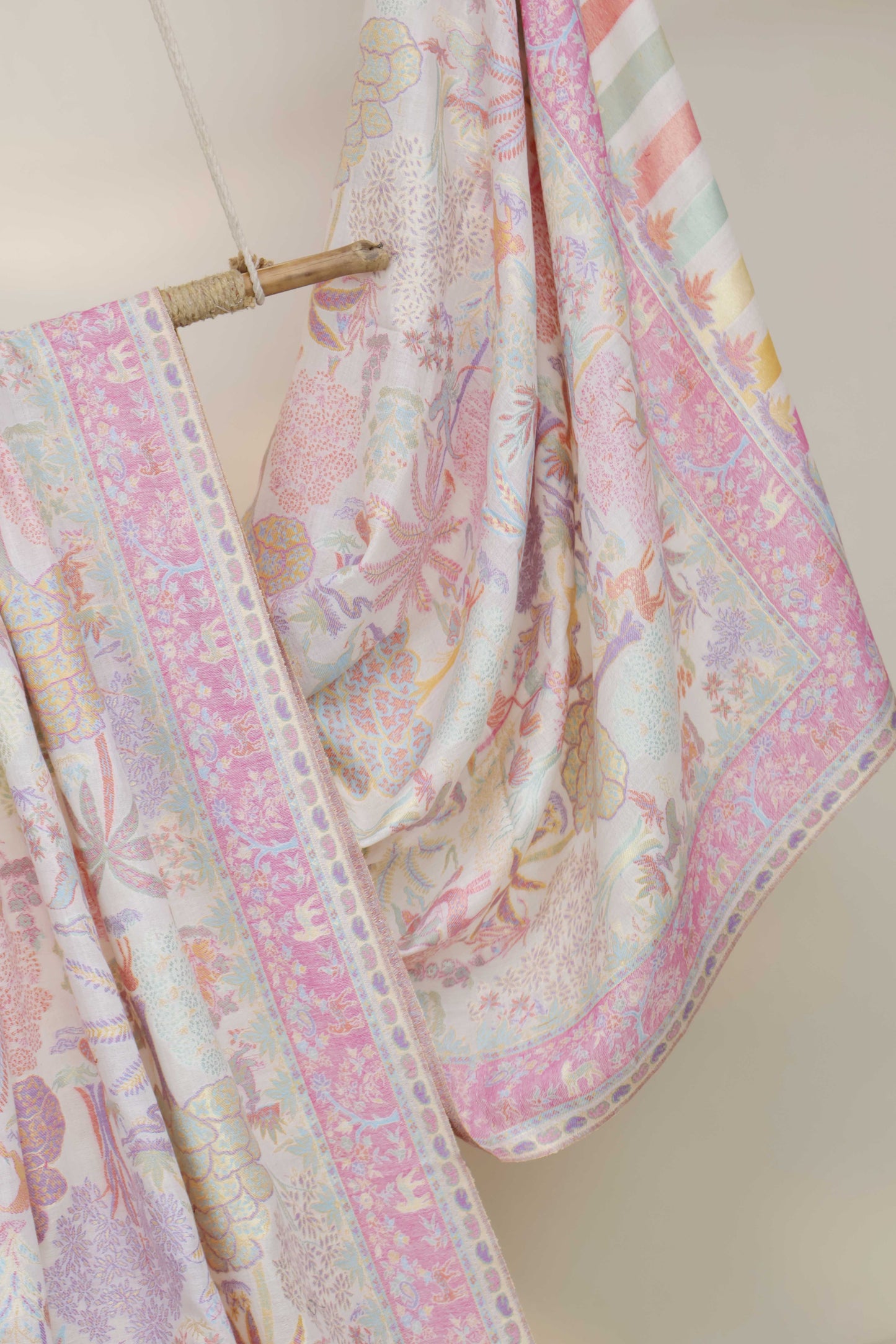 Pure Pashmina indian kani Shawl PDWSH39