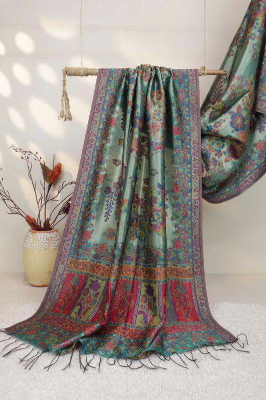 Pure Pashmina indian kani Shawl PDWSH42