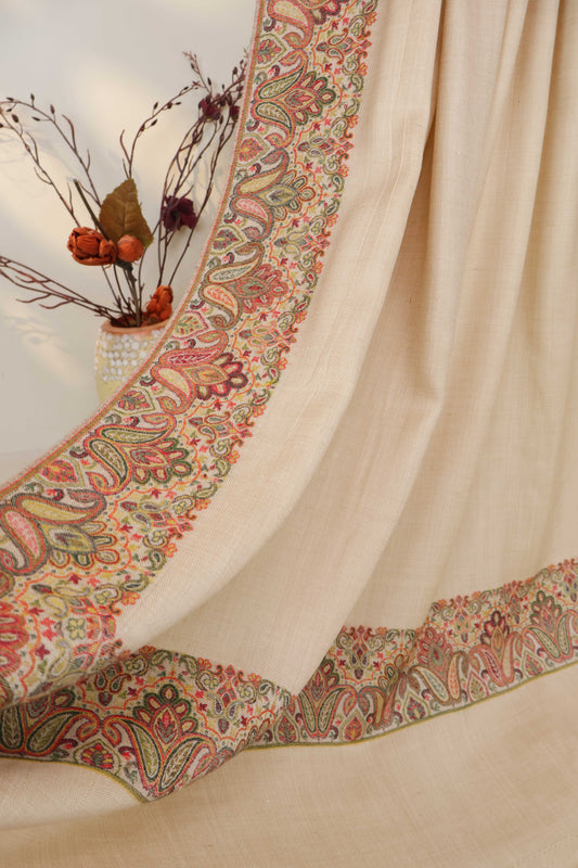 Kani Border Pashmina Shawl  HKSH63