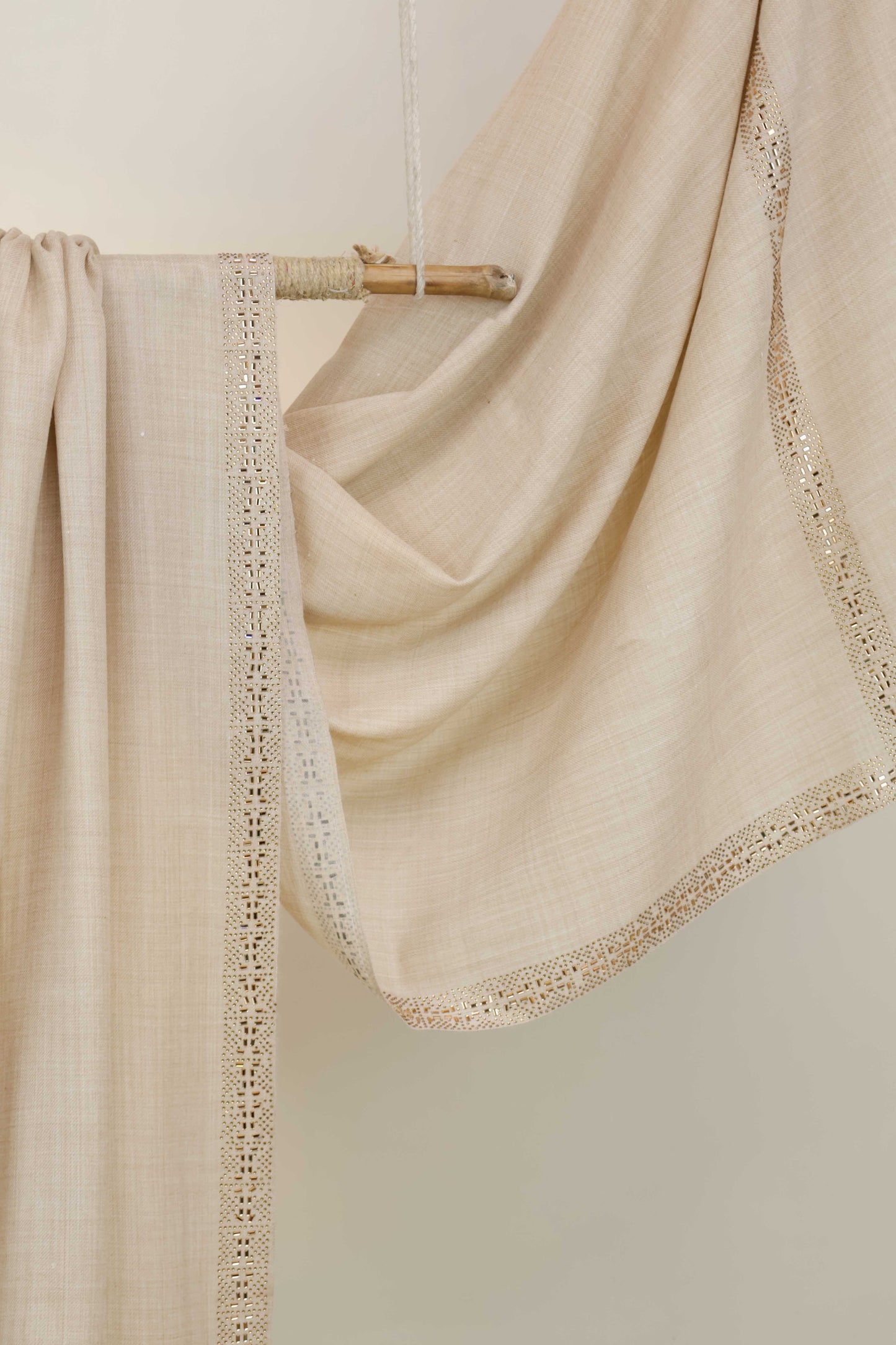 Stone Border Pashmina Shawl  PDWSH47