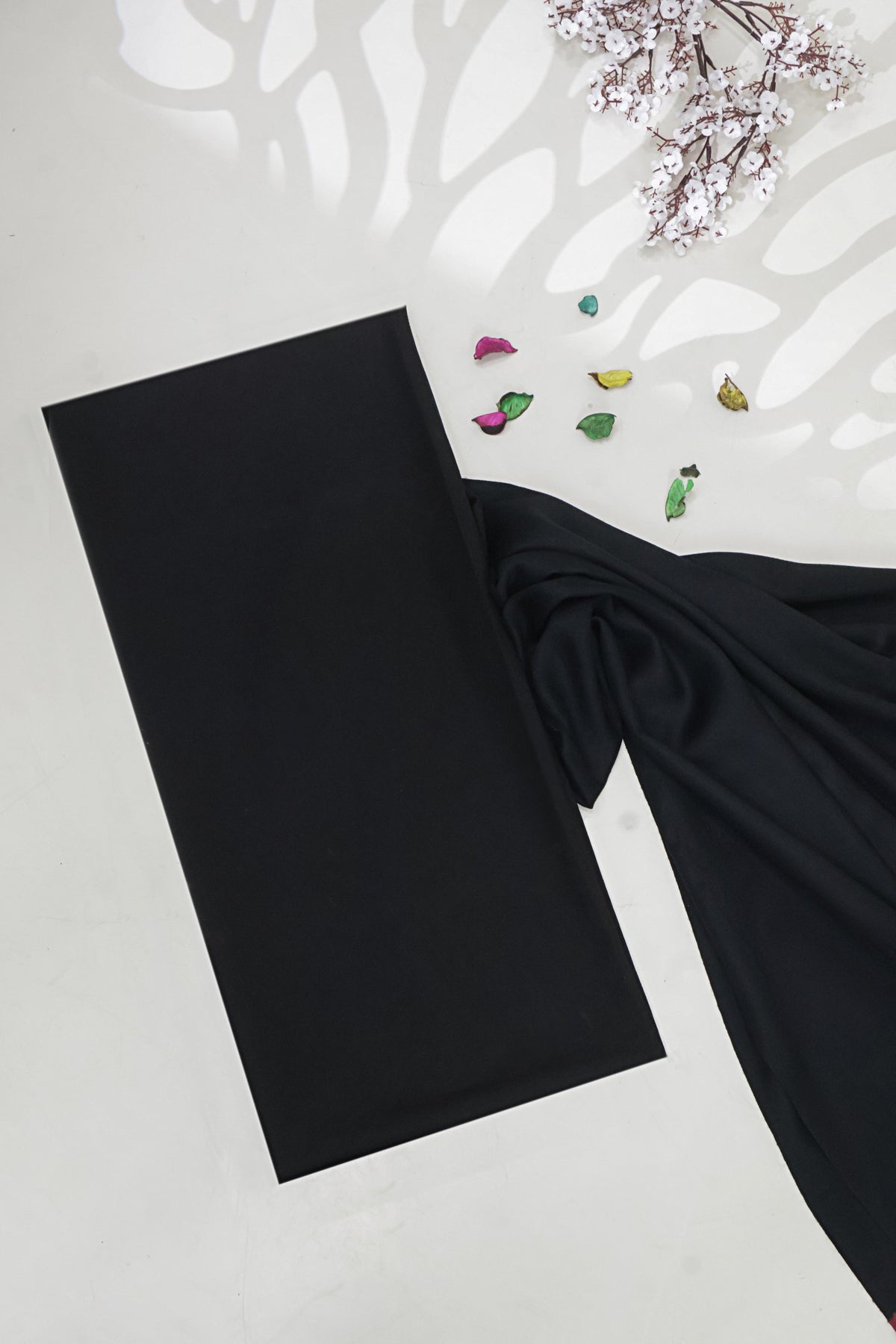 3Piece -Karandi with Pashmina Shawl KP26BLK17