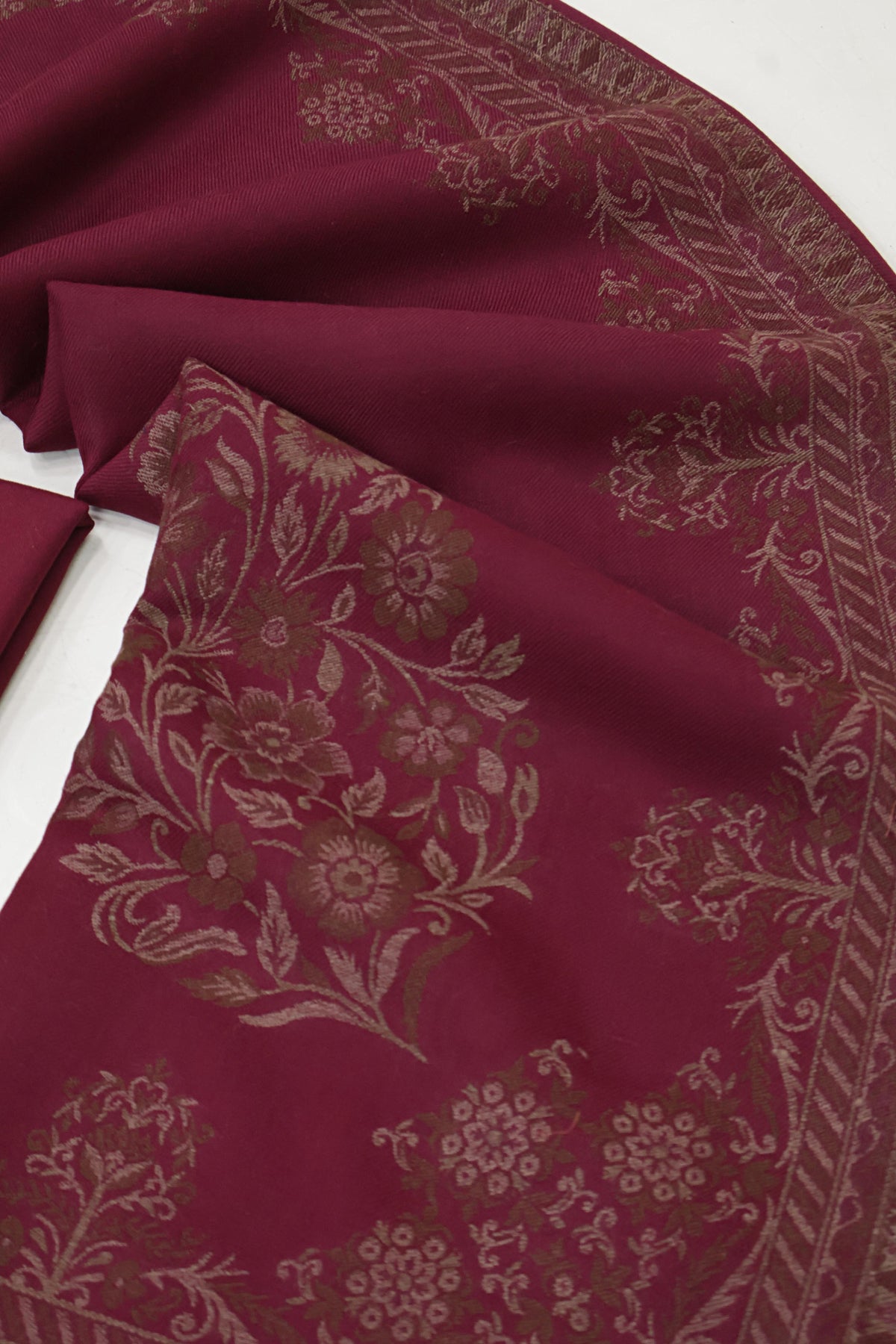3Piece -Karandi with Pashmina Shawl KP26DMR17