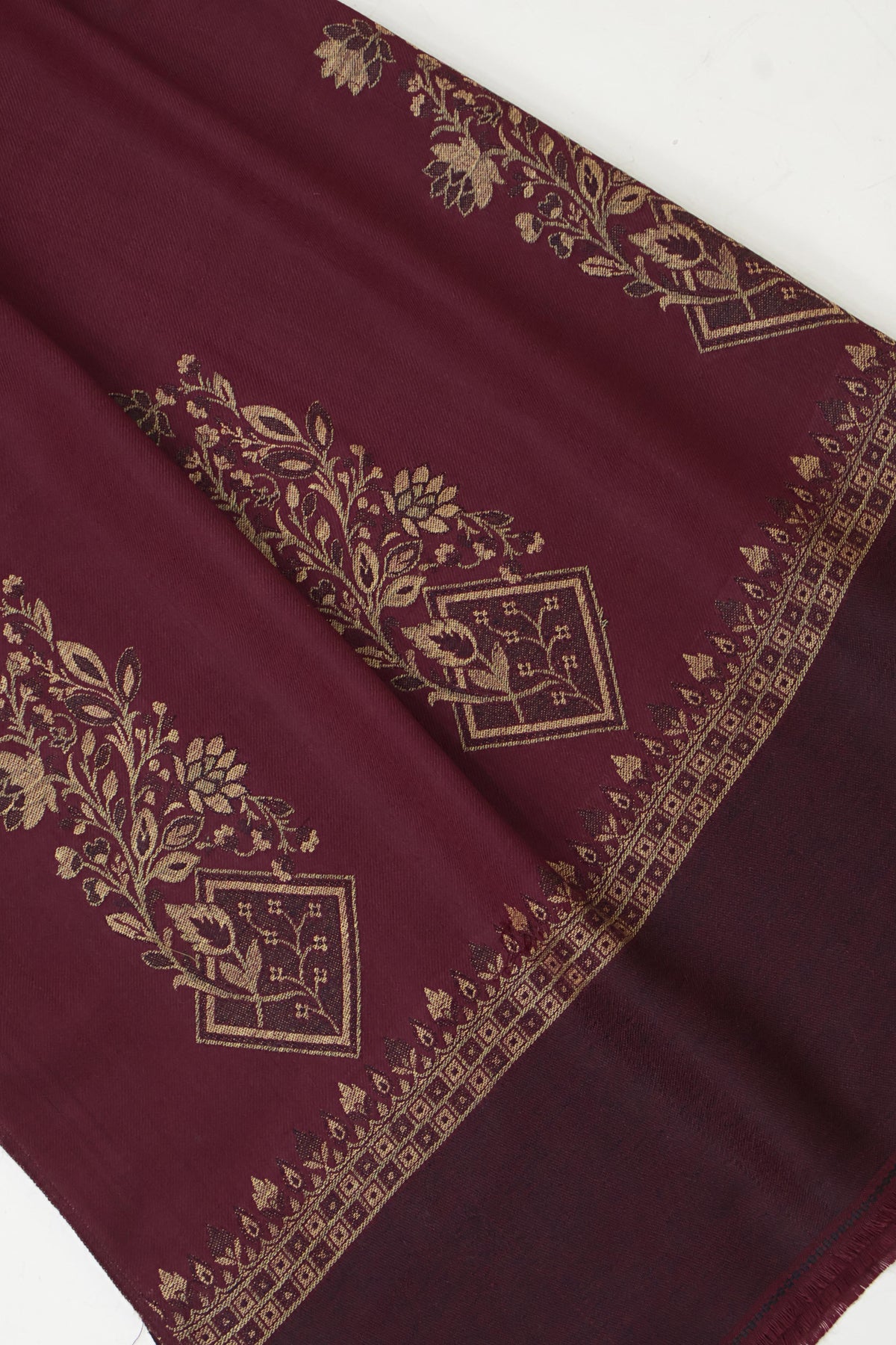 3Piece -Karandi with Pashmina Shawl KP26DMR20