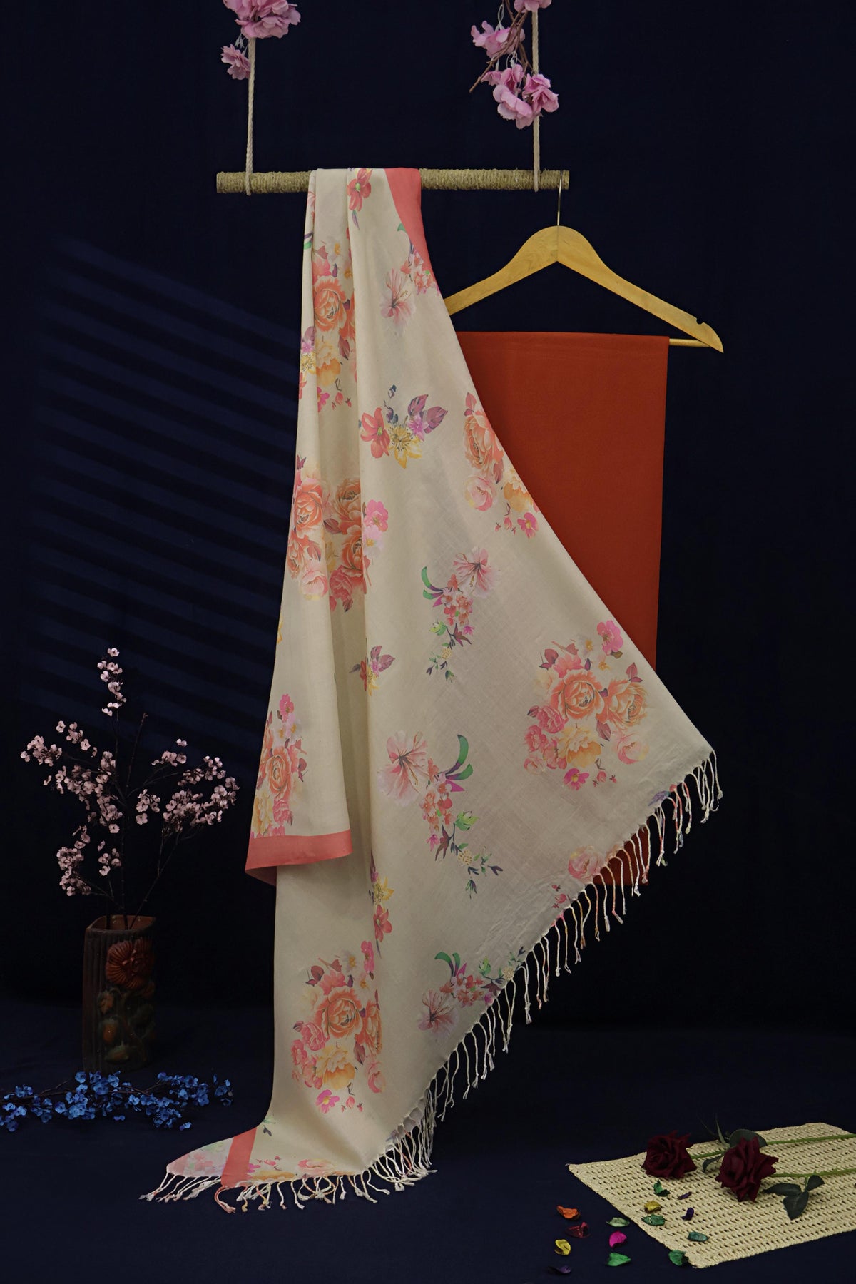 3Piece -Karandi with Rashmina Shawl KP26ORG01