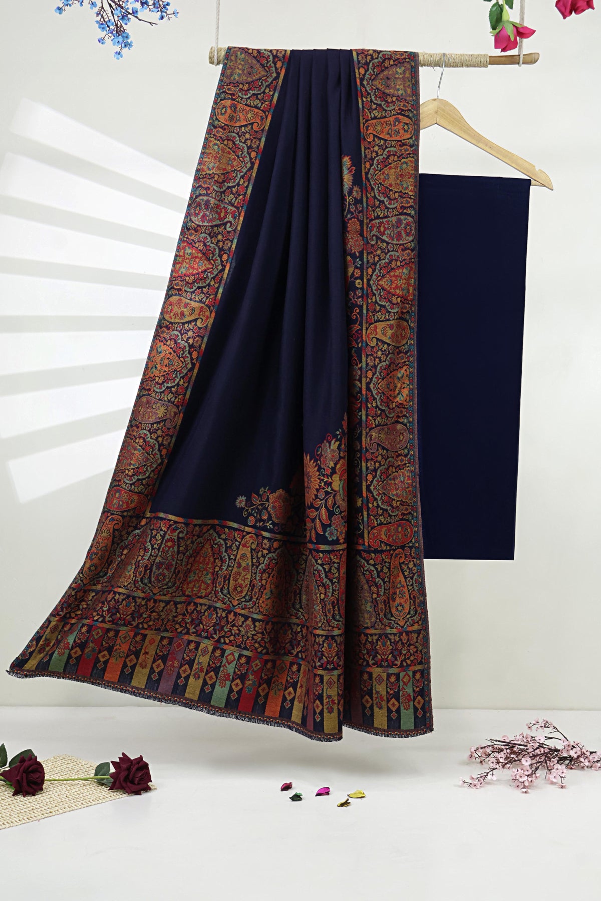 3Piece -Karandi with Pashmina Shawl KP26NBU03