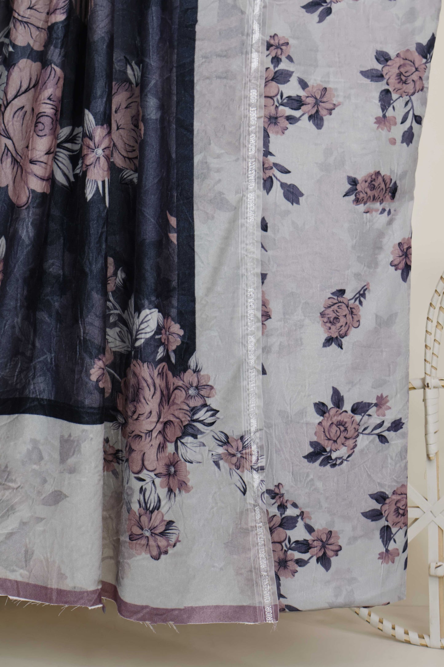 3Piece - Printed Micro Velvet Suit VC138