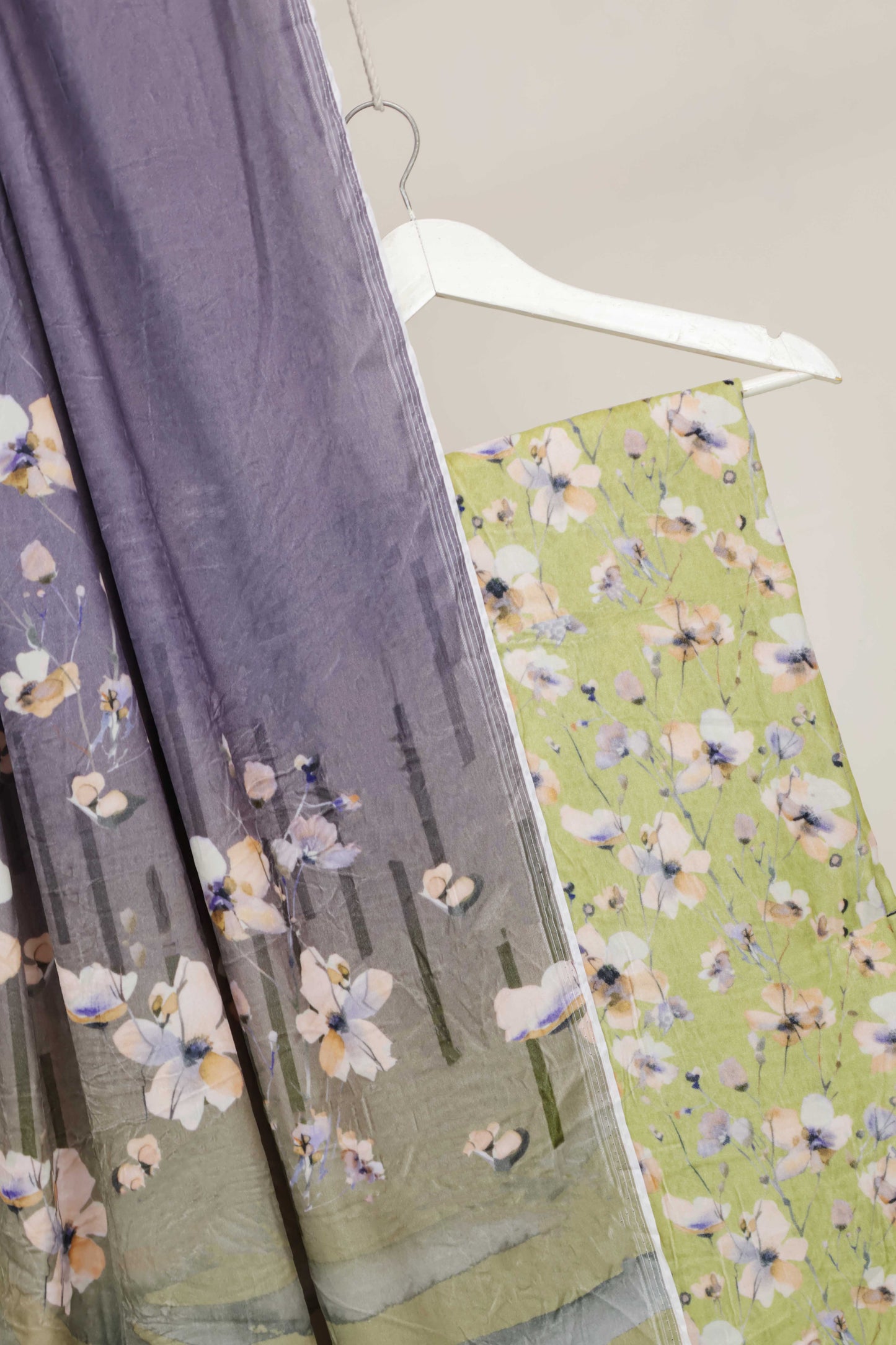 3Piece - Printed Micro Velvet Suit VC132